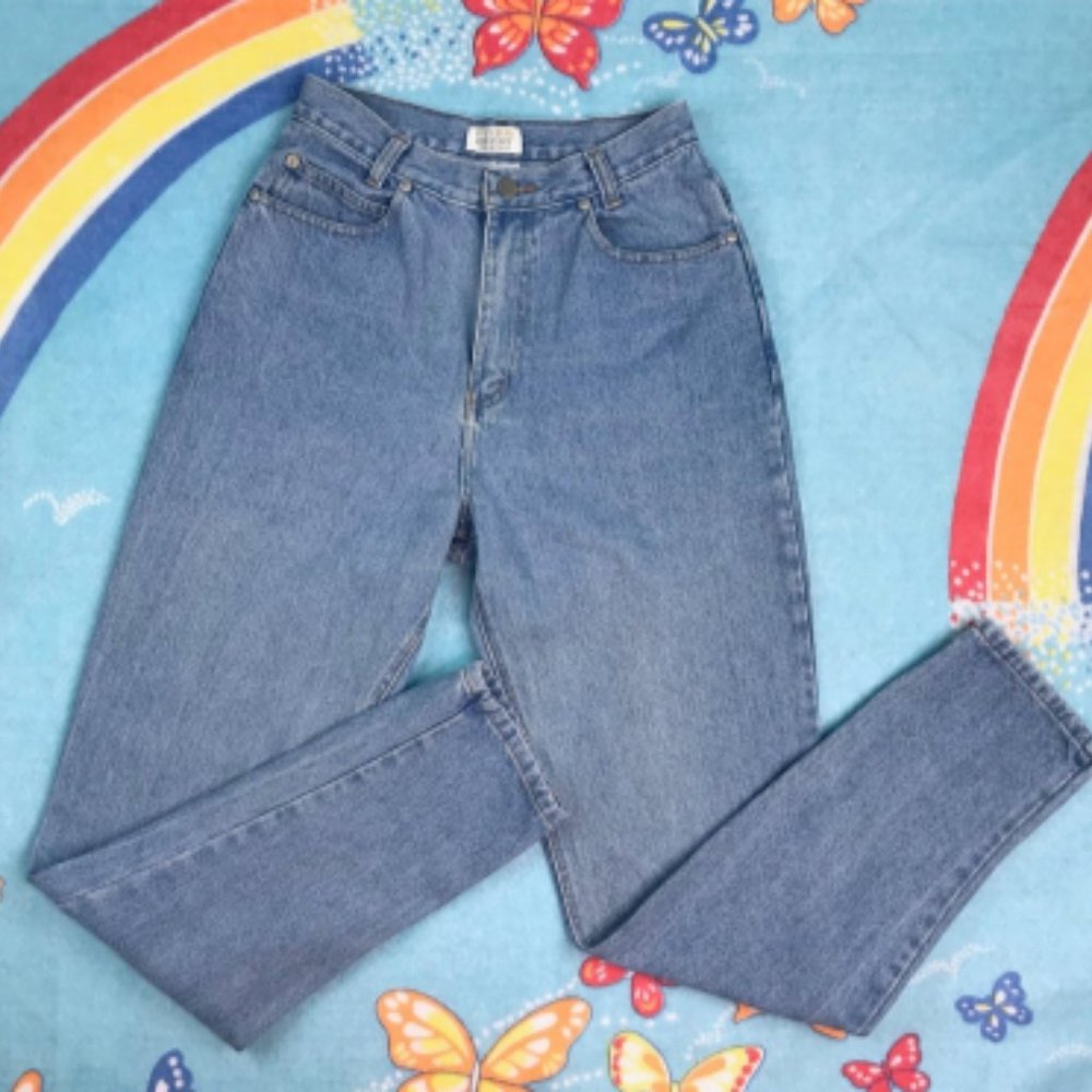 High waist light blue jeans size 5/6 26 - Picture 1 of 3